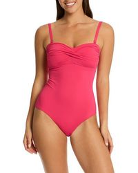Sea Level - Essentials Edit Twist One-Piece Swimsuit - Lyst