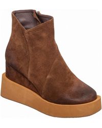 Antelope - Suede Platform Wedge Boot - Lyst