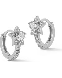 Glaze Jewelry - Star Huggie Hoop Earrings - Lyst