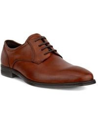 Ecco - Queenstown Plain Toe Derby - Lyst