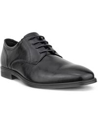 Ecco - Queenstown Plain Toe Derby - Lyst
