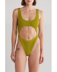 GOOD AMERICAN - Always Fits Cutout One-piece Swimsuit - Lyst