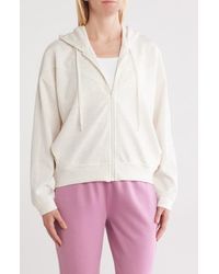 90 Degrees - Trace Scuba Knit Zip Hoodie - Lyst