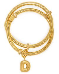 Saachi - Bubble Charm Initial Bracelet - Lyst