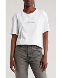 AllSaints - Vita Boyfriend Logo Graphic T-shirt - Lyst