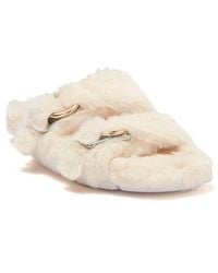 J/Slides - Bree Faux Fur Slide Sandal - Lyst