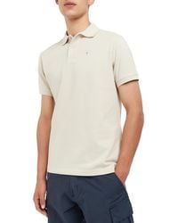 Barbour - Solid Piqué Sports Polo - Lyst