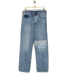 Ksubi Anti K Ripped Slim Tapered Jeans In Retrograde Ripped At Nordstrom Rack - Blue
