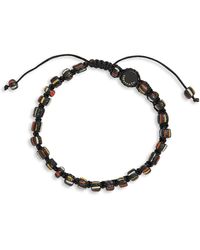 Caputo & Co. - Recycled Glass Bead Woven Bracelet - Lyst