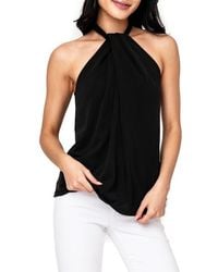 Gibsonlook - Twist Neck Cutaway Sleeveless Top - Lyst
