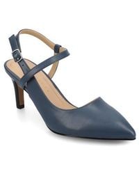 Journee Collection - Scipio Pointed Toe Pump - Lyst