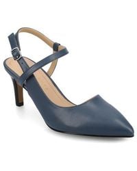 Journee Collection - Scipio Pointed Toe Pump - Lyst