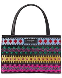 Kate Spade - Sam Icon Carnival Fairisle Embroidered Crossbody Bag - Lyst