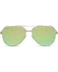 DIFF - Scarlett Aviator Sunglasses - Lyst