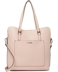steve madden leather tote