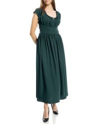 Max Studio - Front Keyhole Maxi Dress - Lyst