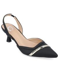 Journee Collection - Nellia Slingback Pointed-Toe Pump - Lyst