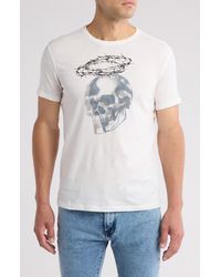 John Varvatos - Skull Thorns Cotton Graphic T-shirt - Lyst