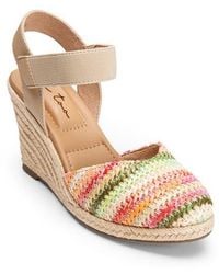 Me Too - Pay Raffia Espadrille Wedge Sandal - Lyst