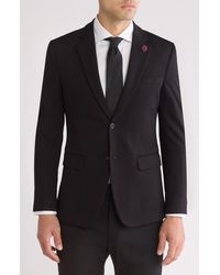 T.R. Premium - Slim Fit Two-Button Knit Fashion Blazer - Lyst