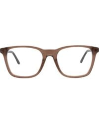 McQueen - 52Mm Square Optical Glasses - Lyst