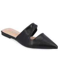 Journee Collection - Enniss Flat Mule - Lyst