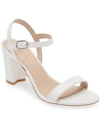 Stuart Weitzman - Dancer 75 Block Heel Sandal - Lyst