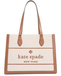Kate Spade - Ellie Large Canvas Tote Bag - Lyst