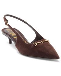 Sam Edelman - Farrah Kitten Heel Pointed Toe Slingback Pump - Lyst