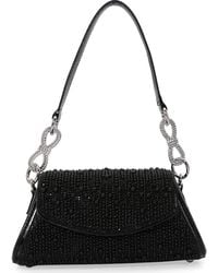 BERNESS - Rhinestone Embellished Shoulder Bag - Lyst