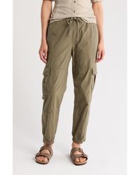 James Perse - Stretch Poplin Cargo Pants - Lyst