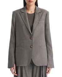 Twp - Wool Blend Boyfriend Blazer - Lyst