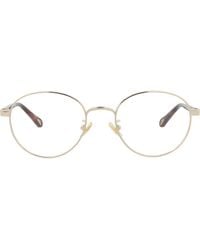 Chloé - 52Mm Round Optical Glasses - Lyst