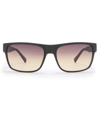 Kenneth Cole - 58mm Gradient Rectangular Sunglasses - Lyst
