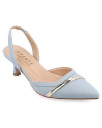 Journee Collection - Nellia Slingback Pointed-Toe Pump - Lyst