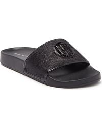 Tommy Hilfiger - Glitter Slide Sandal - Lyst