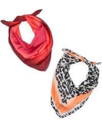 Vince Camuto - Assorted 2-Pack Square Scarves - Lyst