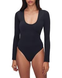 GOOD AMERICAN - Sculpting Scoop Neck Bodysuit - Lyst