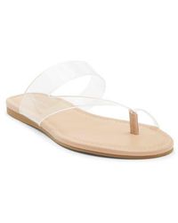 Stuart Weitzman - Remy Toe Strap Sandal - Lyst