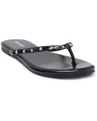 steve madden studded flip flops