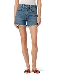 Joe's Jeans - The Jessie Frayed High Waist Relaxed Denim Shorts - Lyst