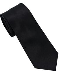 DKNY - Solid Satin Tie - Lyst