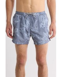 BOSS - Reeve Tropical Floral Swim Trunks - Lyst