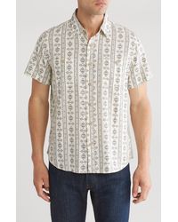 Lucky Brand - Mason Short Sleeve Button-up Shirt - Lyst