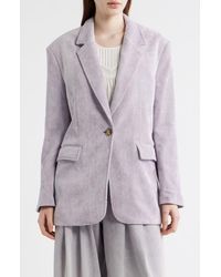 BOSS - Jacodi One-Button Corduroy Jacket - Lyst