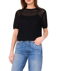 Vince Camuto - Open Stitch Sweater - Lyst