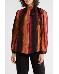 Adrianna Papell - Side Bow Neck Top - Lyst