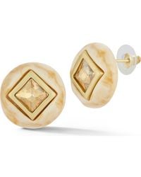 Sphera Milano - Cubic Zirconia Statement Stud Earrings - Lyst