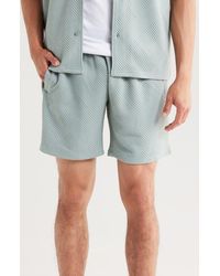 FLEECE FACTORY - Geometric Jacquard Shorts - Lyst