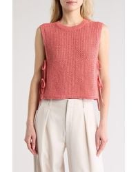Rag & Bone - Carter Open Knit Tank Sweater - Lyst